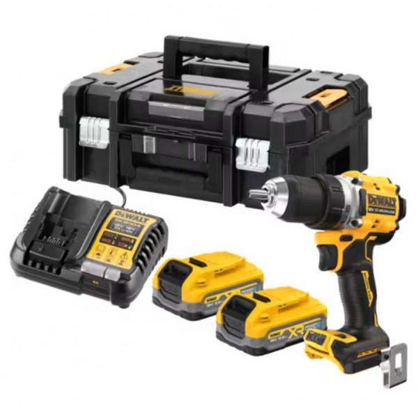 Дриль-шурупокрут безщітковий DeWALT DCD800S2T XR Li-Ion PowerStack 18 В