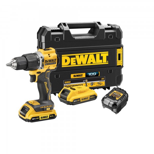 Дриль-шурупокрут безщітковий ударний DeWALT DCD100YD2T