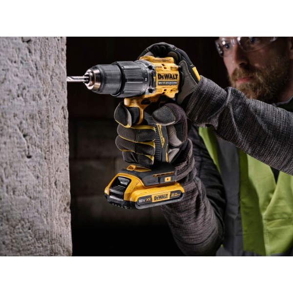 Дриль-шурупокрут безщітковий ударний DeWALT DCD100YD2T