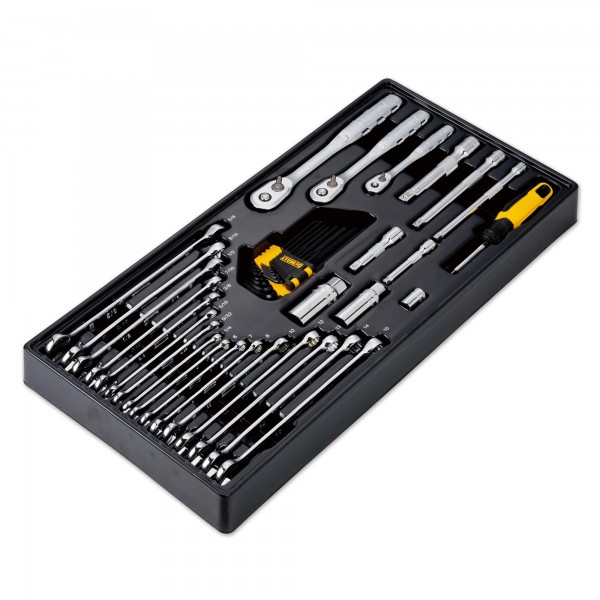 Універсальний набір DeWALT, 1/4, 3/8, 1/2, 341 предмет (DWMT45341-1)