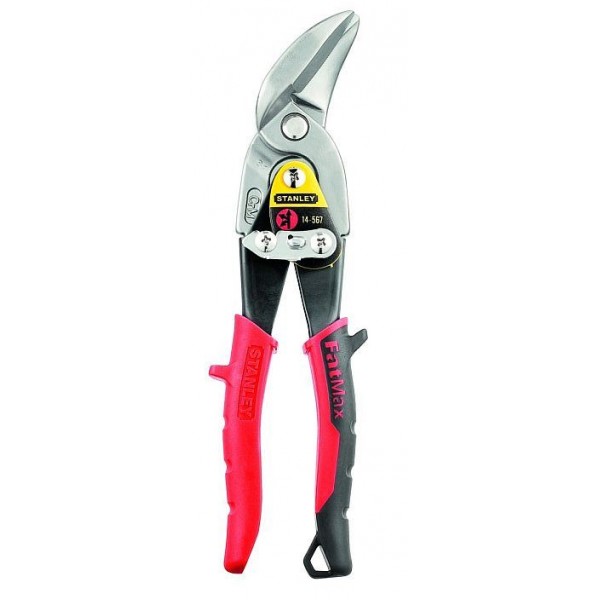 Ножиці по металу Stanley FatMax Aviation Offset ліві, 250 мм (2-14-567)