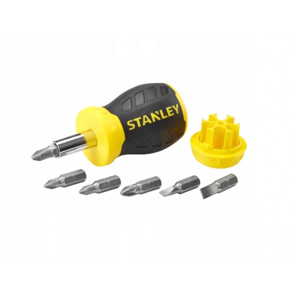 Викрутка-набір Stanley Multibit Stubby (0-66-357)