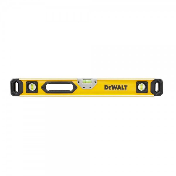Рівень DeWALT BOX BEAM LEVELS, алюмінієвий, 3 капсули, 600мм (DWHT0-43224)