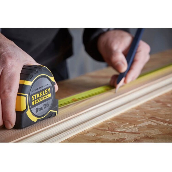 Рулетка вимірювальна Stanley FatMax Autolock 8м/26"х25мм (FMHT43243-0)