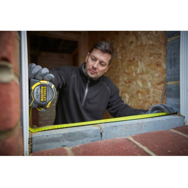 Рулетка вимірювальна Stanley FatMax Autolock 8м/26"х25мм (FMHT43243-0)