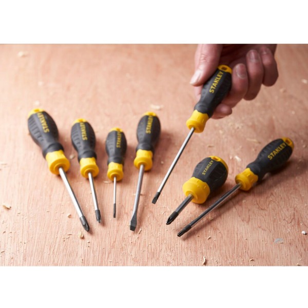 Викрутка Stanley Cushion Grip SL4x100мм (STHT16195-0)