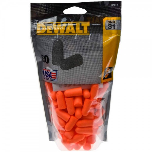 Беруши оранжевые DeWALT DPG12BG50