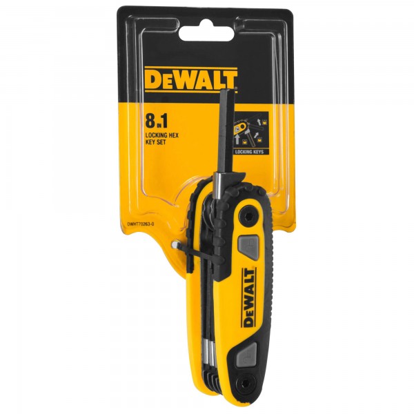 Набор шестигранных ключей DeWALT, HEX, метрических (DWHT0-70263)
