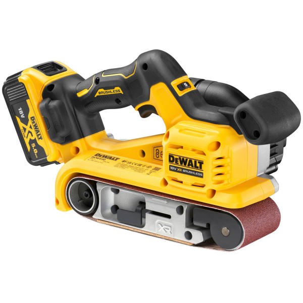 Шліфмашина стрічкова DeWALT безщіткова DCW220P2 XR Li-Ion 18В