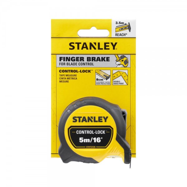 Рулетка вимірювальна комбінована Stanley CONTROL-LOCK 5м/16"х25мм (STHT37235-5)