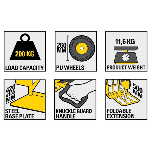 Візок вантажний складний Stanley SXWT-HT535