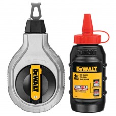 Шнур розмічальний DeWALT 30м, в комплекті крейдяний порошок (DWHT47408-0)