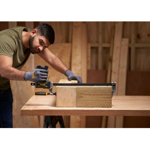 Струбцина Stanley FatMax гібридна, 450мм, 136/374 кг (FMHT83007-0)