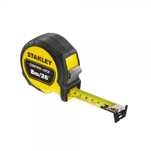 Рулетка вимірювальна комбінована Stanley CONTROL-LOCK 8м/26"х25мм (STHT37236-5)