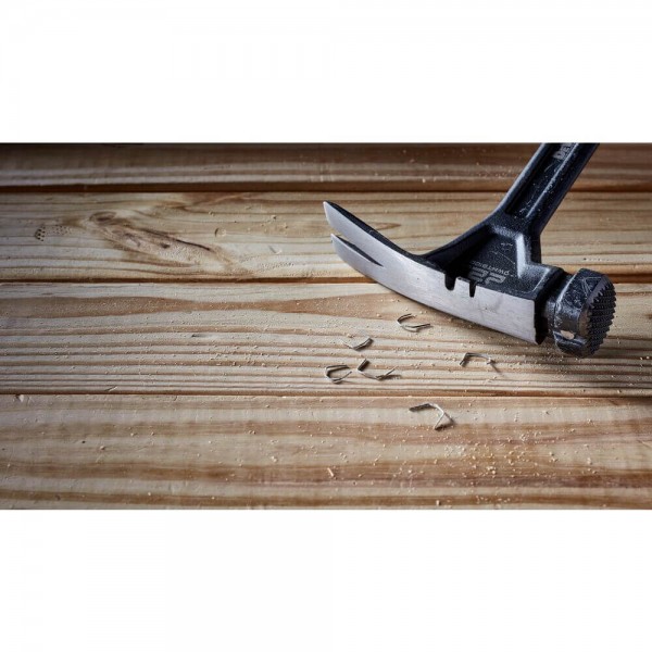 Молоток DeWALT RIP-CLAW, вага 624г, з прямим цвяходером, 405мм, фрезерований бойок (DWHT51005-0)