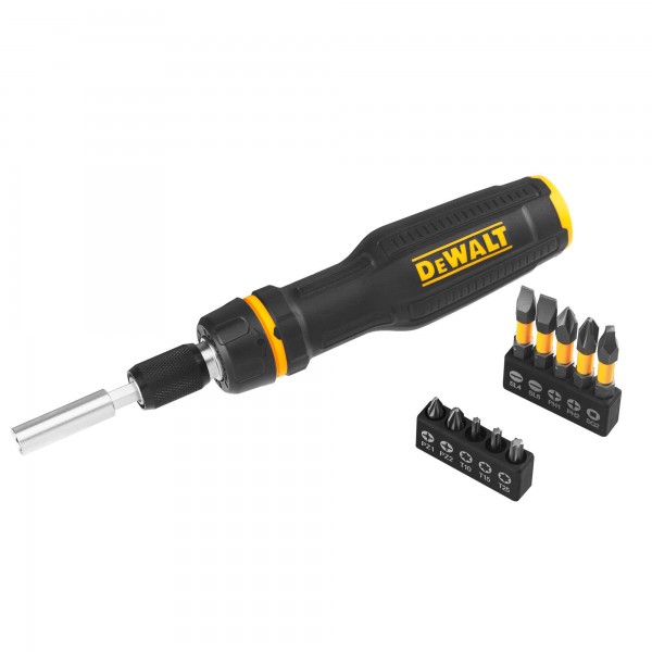 Викрутка-набір DeWALT FULL FIT Telescoping, з бітами 10шт (DWHT68001-0)