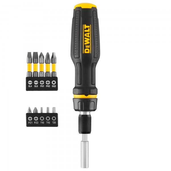 Викрутка-набір DeWALT FULL FIT Telescoping, з бітами 10шт (DWHT68001-0)