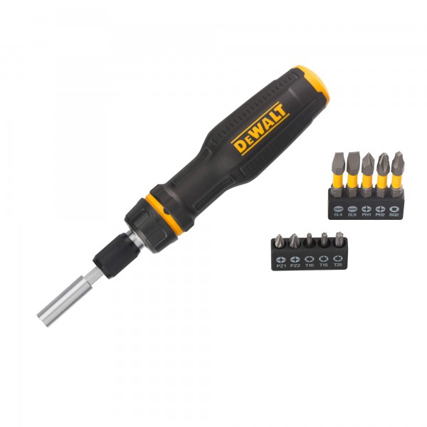 Викрутка-набір DeWALT FULL FIT Telescoping, з бітами 10шт (DWHT68001-0)