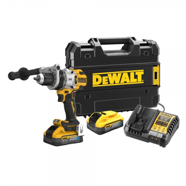 Дриль-шурупокрут акумуляторний безщітковий ударний DeWALT DCD1007H2T