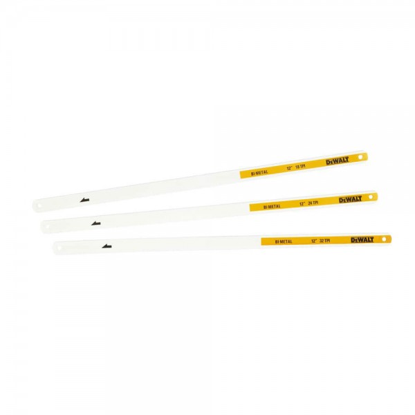 Набір полотен по металу DeWALT 300мм, 3 шт (32TPI, 24TPI, 18TPI) (DWHT0-20558)