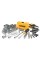 Універсальний набір DeWALT, 1/4 та 3/8, 108 предметів (DWMT73801-1)