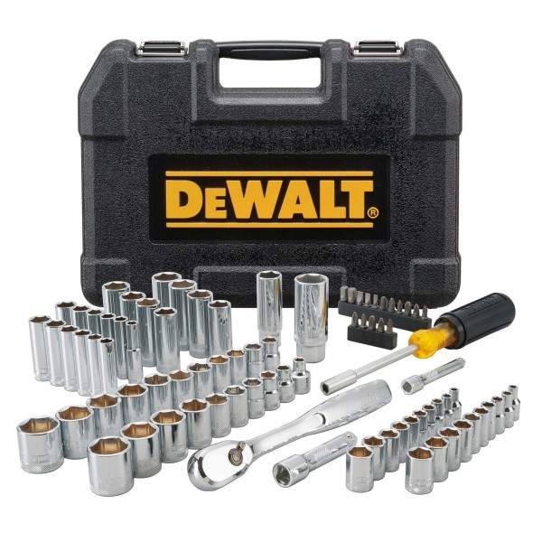 Набір головок DeWALT, 1/4 та 3/8, 84 предмети (DWMT81531-1)