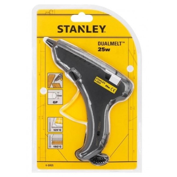 Клейовий пістолет Stanley DualMelt GR25 (6-GR25)