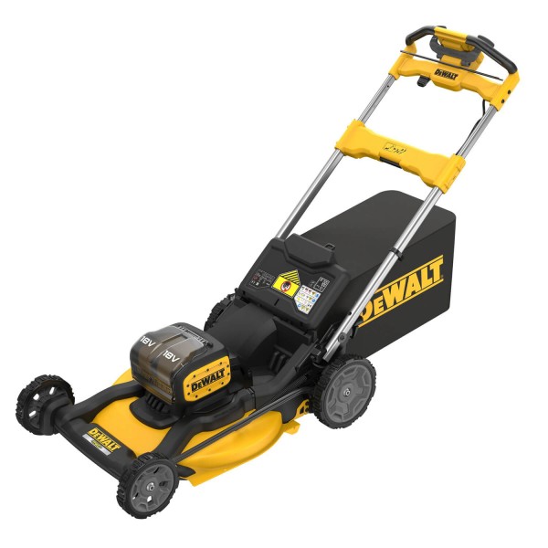 Газонокосилка аккумуляторная бесходная самоходная DeWALT DCMWSP156W2