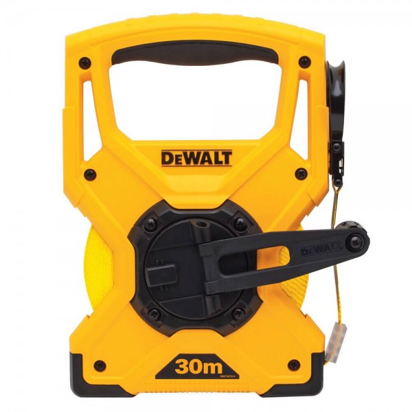 Рулетка вимірювальна DeWALT FIBREGLASS, 30мx19мм, стрічка із скловолокном (DWHT34218-0)