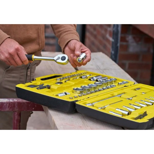 Набір головок торцевих 1/4х1/2 81 предмет Stanley Fatmax MaxiDrive (FMMT82826-1)