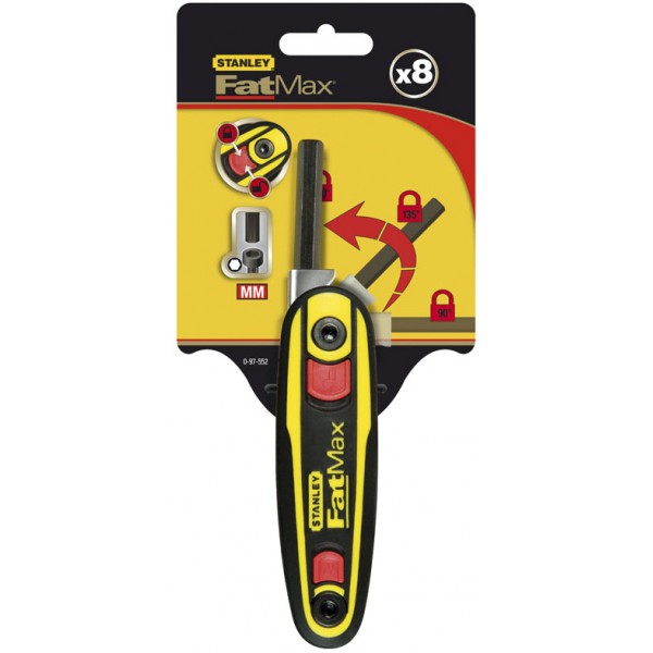 Набір ключів Stanley FatMax в рукоятці з фіксатором (0-97-552)