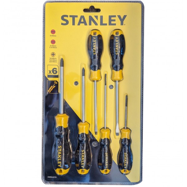 Набір викруток Stanley 6 шт SL/PH (STHT0-62151)