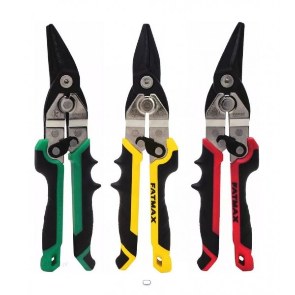 Ножиці по металу Stanley FatMax ERGO Aviation 3шт (праві, ліві, прямі) (FMHT9-73558)