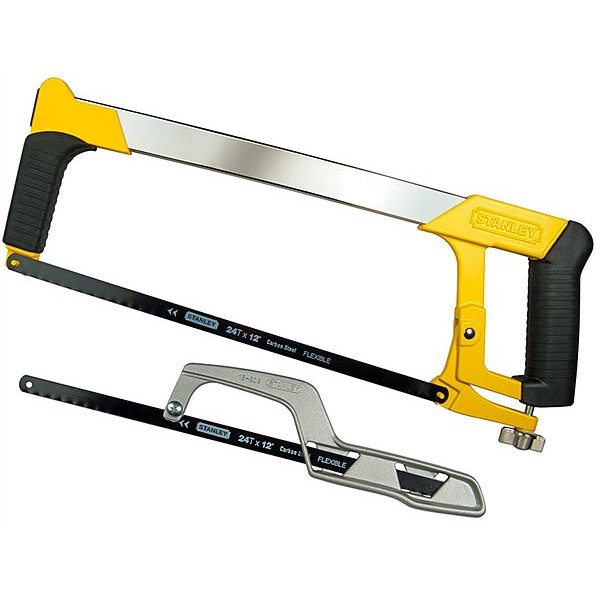 Ножівка Stanley 300 мм 24 TPI + тримач для полотна (STHT0-20036)