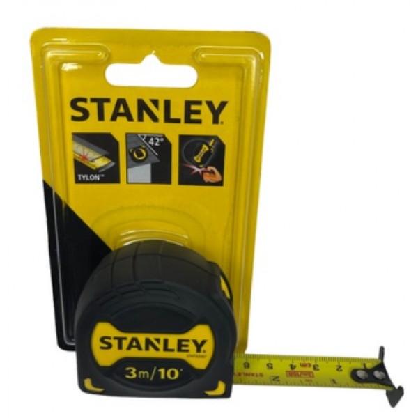 Рулетка Stanley Tylon Grip Tape 3м/10 х 19 мм (STHT0-33567)