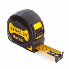 Рулетка Stanley Tylon Grip Tape 8м x 28мм комбінована (STHT0-33569)
