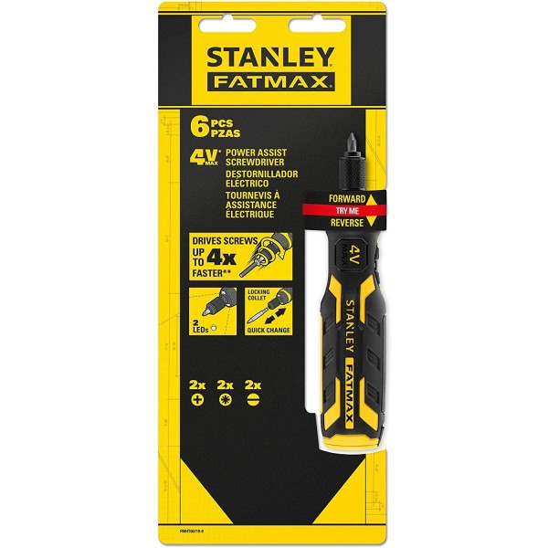 Викрутка акумуляторна Stanley FATMAX 4V 1,5Аг (FMHT66719-0)
