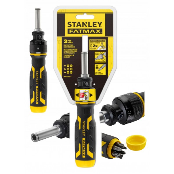 Викрутка-набір Stanley FatMax Speed Drive з храповим механізмом (FMHT62692-0)