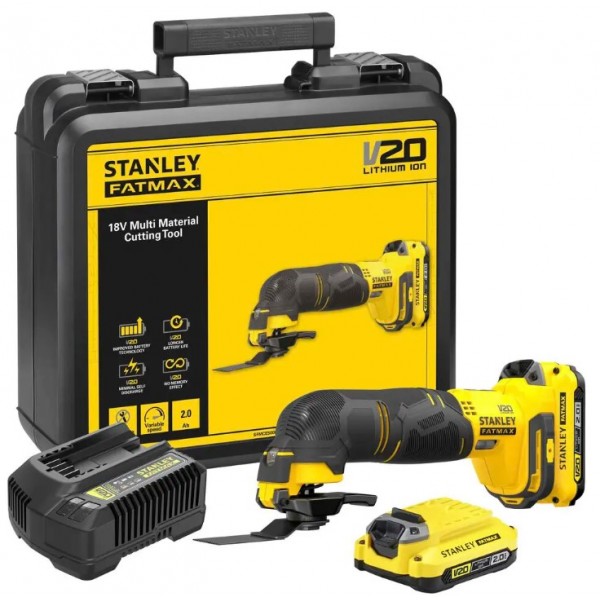 Багатофункціональний інструмент акумуляторний Stanley FatMax SFMCE500D2K