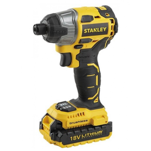 Безщітковий акумуляторний імпульсний гайковерт Stanley SBI201D2K