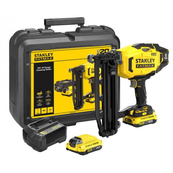 Пістолет цвяхозабивний акумуляторний Stanley FatMax SFMCN616D2K