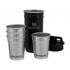 Набір Stanley Adventure Combo Matte Black футляр і 4 чарки (6939236348379)