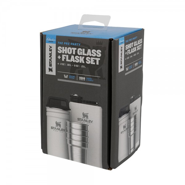 Набір Stanley Adventure Polar 2 фляги і 4 чарки (6939236348447)