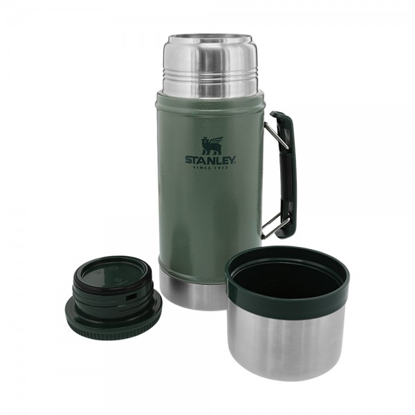 Термос харчовий Stanley Classic Legendary Hammertone Green 0.94 л (6939236347983)