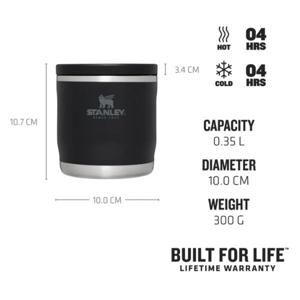 Термос харчовий Stanley Adventure To-Go Black 0.35 л (1210001904187)