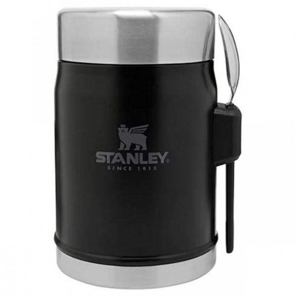 Термос харчовий Stanley Classic Legendary Matte Black 0.4 л (6939236373210)