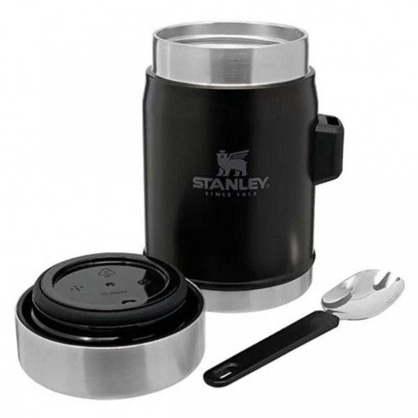 Термос харчовий Stanley Classic Legendary Matte Black 0.4 л (6939236373210)