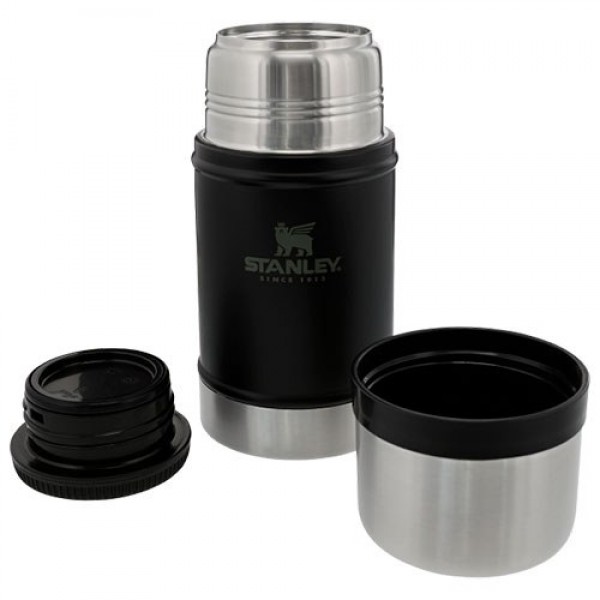 Термос харчовий Stanley Classic Legendary Matte Black 0.7 л (6939236348027)