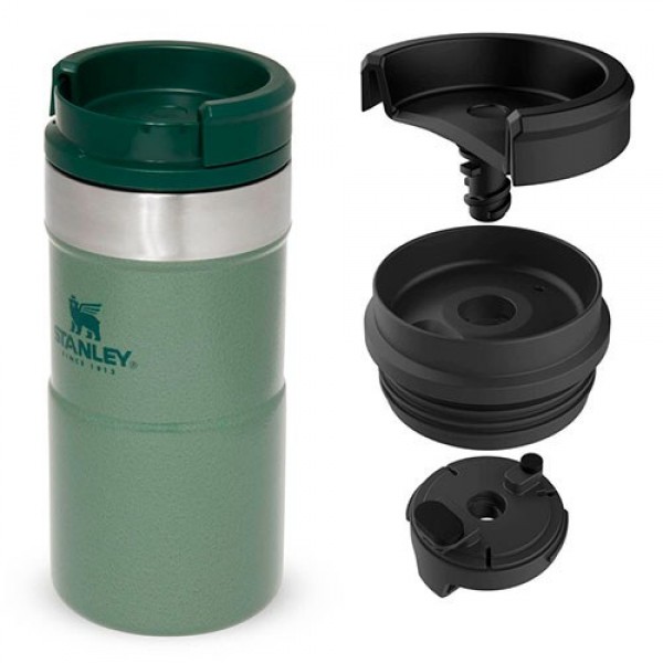 Термокухоль Stanley Classic Never Leak Hammertone Green 0.25 л (6939236382977)
