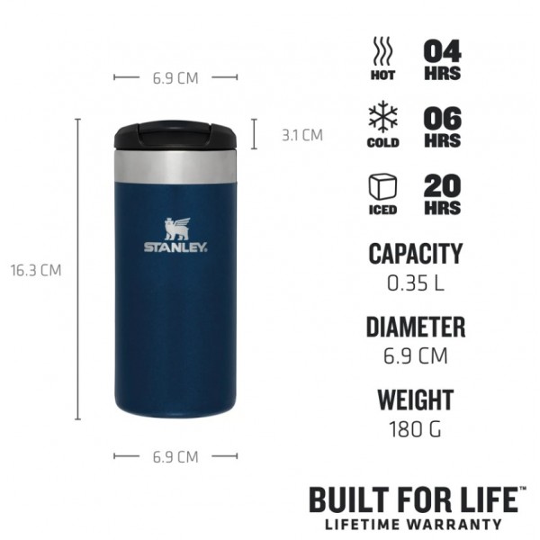 Термокухоль Stanley AeroLight Transit Royal Blue Metallic 0.35 л (1210001944459)